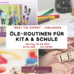 Meet the expert August - Öl-Routinen für Kita und Schule