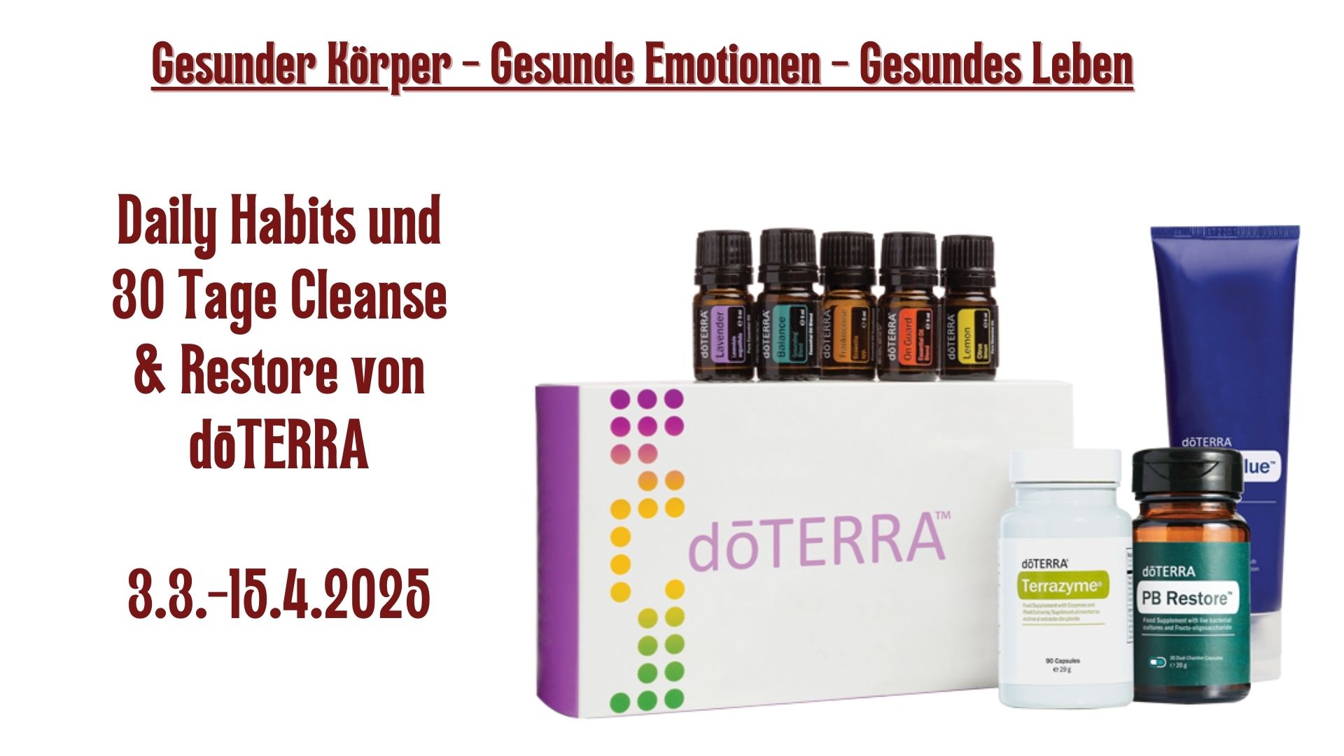 DAILY HABITS + CLEANSE & RESTORE im Team