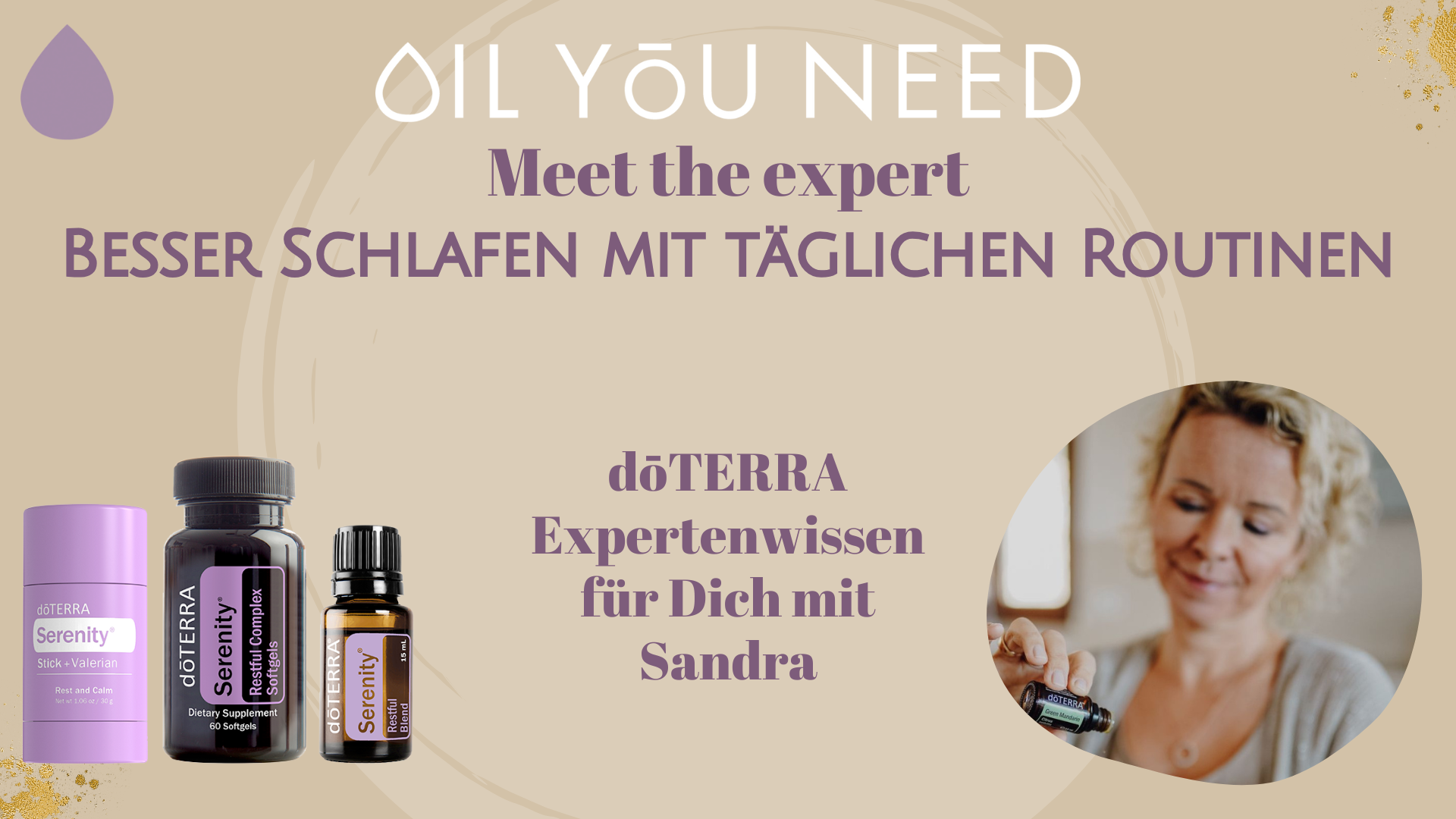Besser schlafen mit täglichen Routinen - Meet the expert Juli