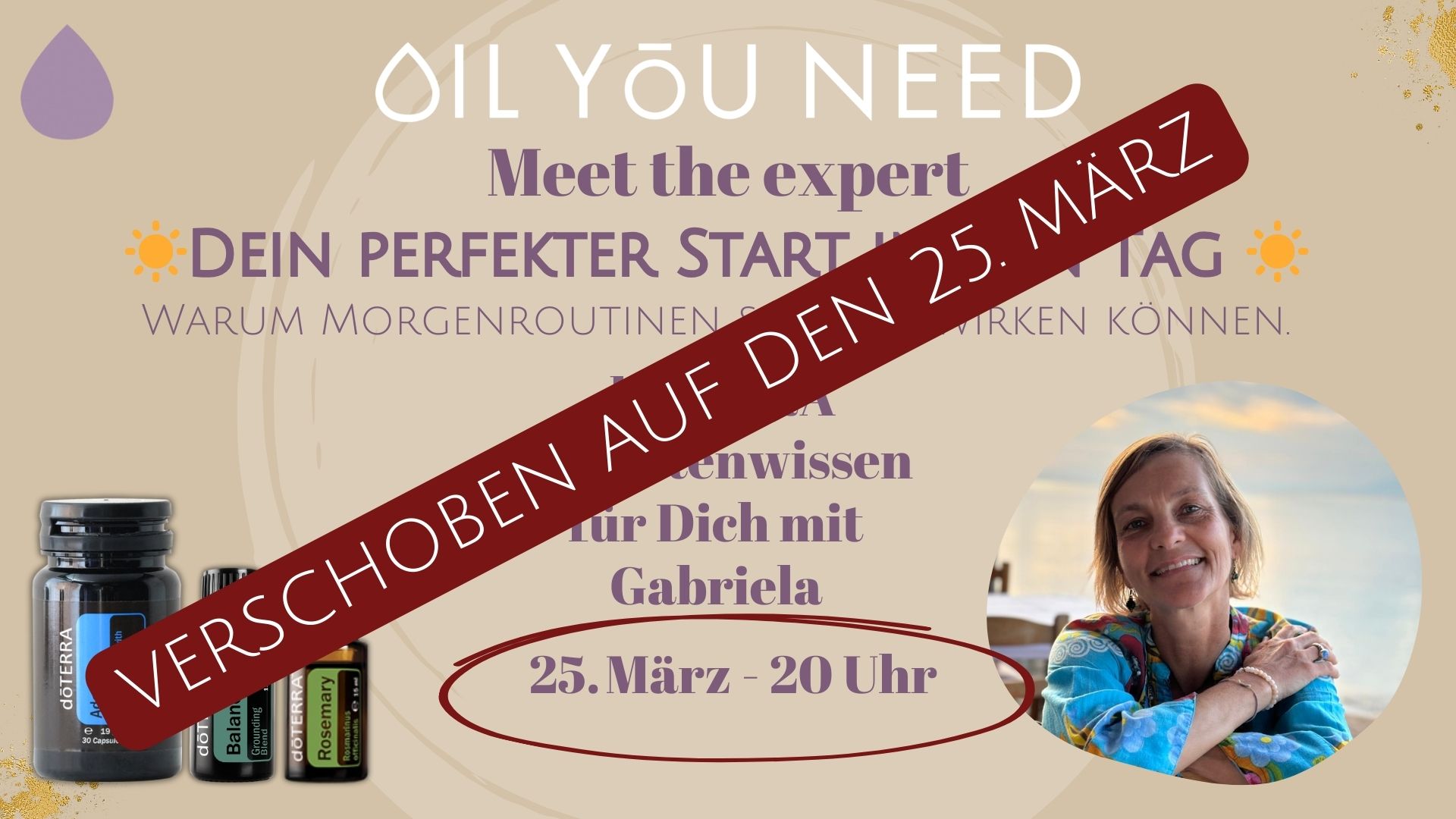 Dein perfekter Start in den Tag - Meet the Expert mit Gabriela