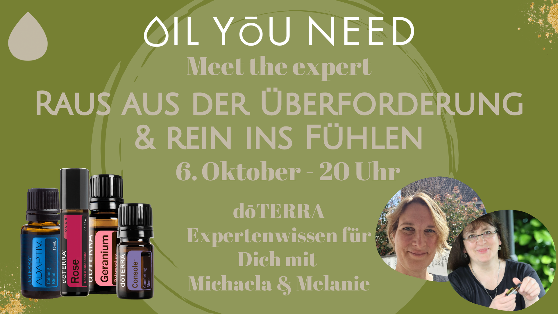 Raus aus der Überforderung & rein ins Fühlen - Meet the Expert mit Michaela und Melanie